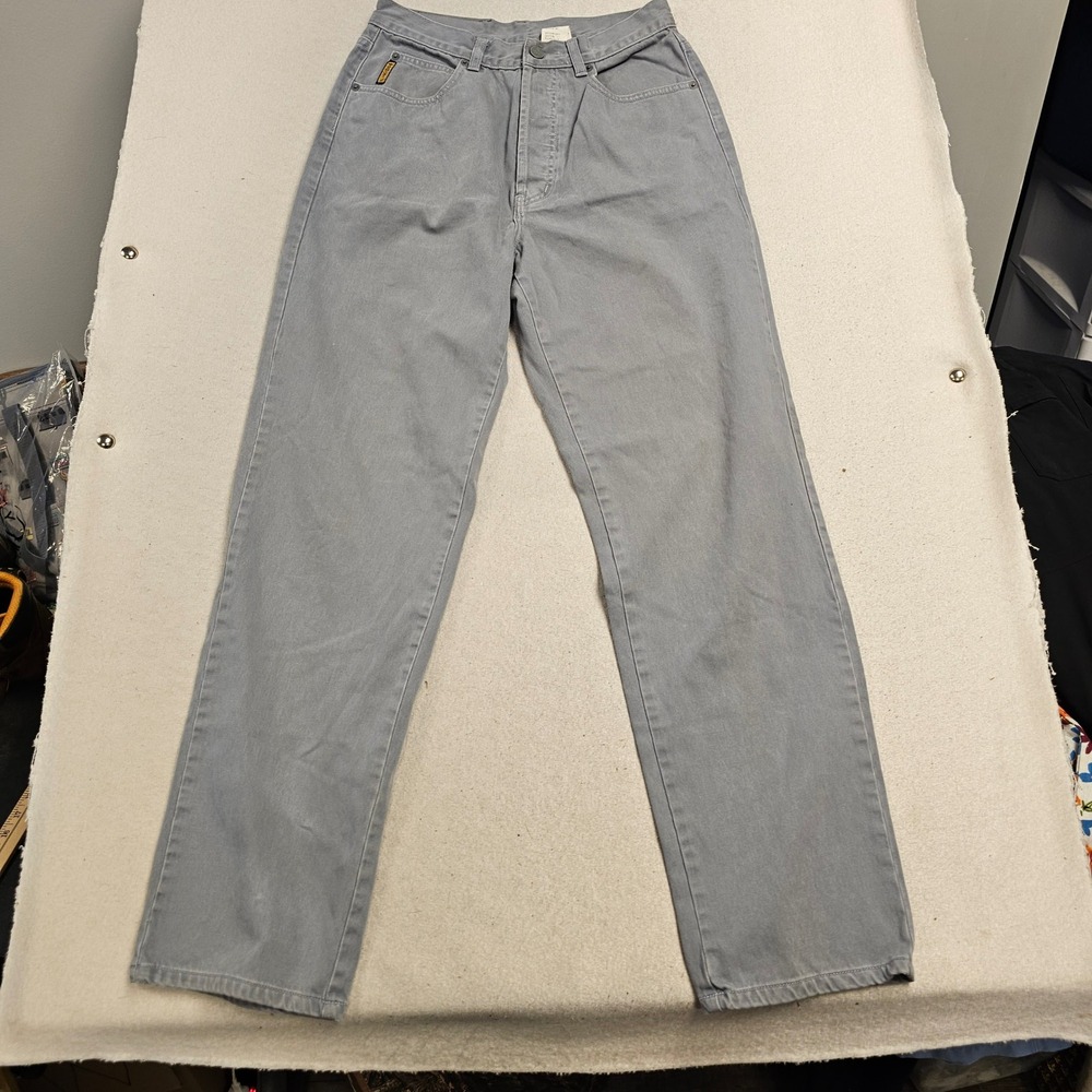 Armani Jeans Vintage Straight Leg Light Blue Gray Denim Pants W29 L32 W6J1810